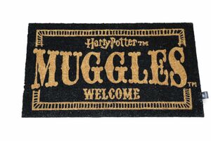 HARRY POTTER FELPUDO MUGGLES WELCOME                                       