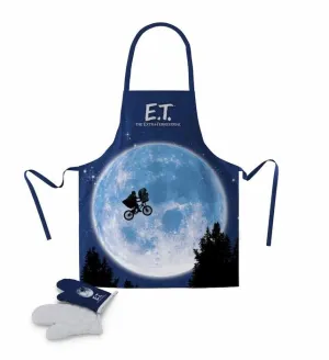 E.T. EL EXTRATERRESTRE DELANTAL Y MANOPLA PACK TRANSPARENTE E.T.           