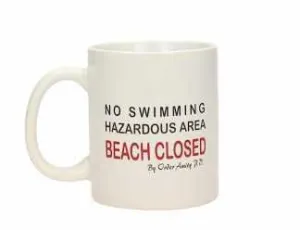 TIBURON TAZA BLANCA CERAMICA BEACH CLOSED                                  