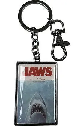 TIBURÓN LLAVERO METAL POSTER JAWS