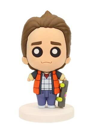 REGRESO AL FUTURO MINI FIGURA GOMA 6 CM MARTY MCFLY POKIS