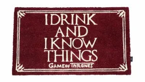 JUEGO DE TRONOS FELPUDO I DRINK AND I KNOW THINGS                          