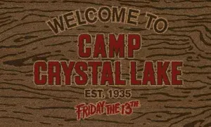 VIERNES 13 FELPUDO WELCOME CAMP CRYSTAL LAKE                               