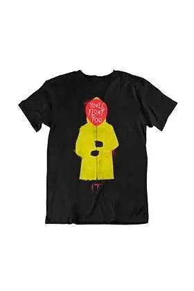 IT CAMISETA UNISEX NEGRO YOU'LL FLOAT TO M                                 