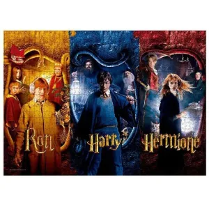 HARRY POTTER PUZLE 1000 PIEZAS RON, HARRY Y HERMIONE NOMBRES               