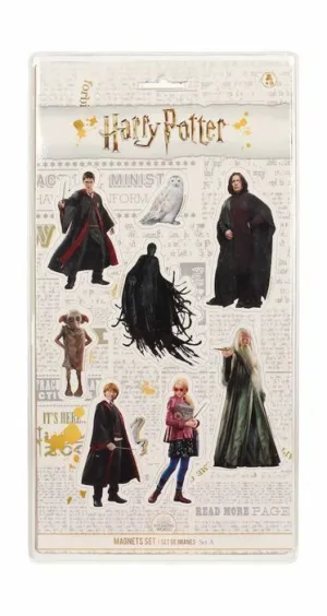 HARRY POTTER IMANES PERSONAJES SET A                                       