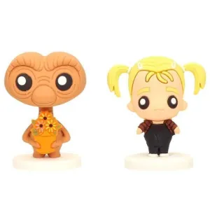 E.T. EL EXTRATERRESTRE SET 2 FIGURAS 6 CM GOMA POKIS E.T. PLANTA & GERTIE  