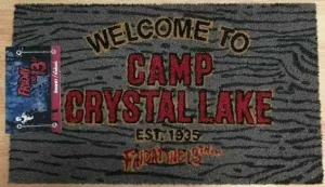 VIERNES 13 FELPUDO DE WELCOME CAMP CRYSTAL LAKE 60X40