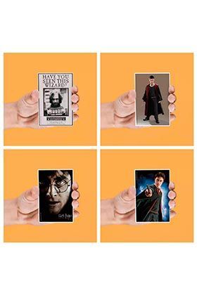 HARRY POTTER SET DE 4 IMANES LENTICULARES
