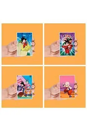 DRAGON BALL SET DE 4 IMANES LENTICULARES