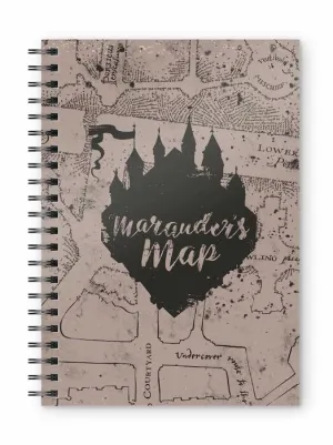 HARRY POTTER LIBRETA ESPIRAL MAPA MERODEADOR