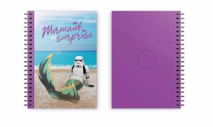 STAR WARS LIBRETA ESPIRAL ORIGINAL STORMTROOPER MERMAID FOR SURPRISE