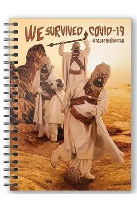 STORMTROOPER LIBRETA ESPIRAL WE SURVIVED COVID-19