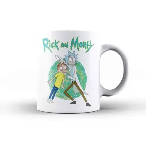 RICK Y MORTY TAZA CERAMICA OPEN YOUR EYES