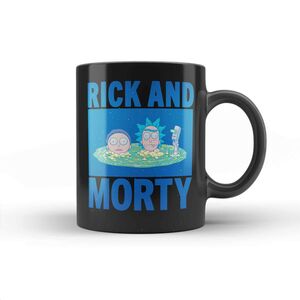 RICK Y MORTY TAZA CERAMICA CABEZAS PORTAL