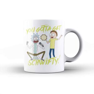 RICK Y MORTY TAZA CERAMICA SCHWIFTY