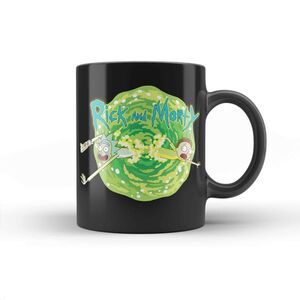 RICK Y MORTY TAZA LOGO