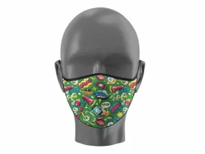 MASCARILLA ONOMATOPEYA ESTAMPADO                                           