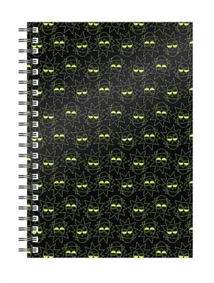 RICK Y MORTY LIBRETA ESPIRAL RICK PATTERN