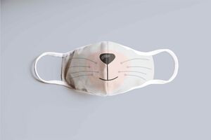 MASCARILLA INFANTIL GATO MORRO