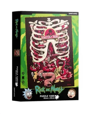 RICK Y MORTY PUZZLE 1000 PIEZAS ANATOMY PARK