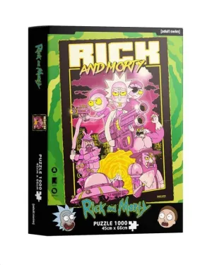 RICK Y MORTY PUZZLE 1000 PIEZAS RETRO