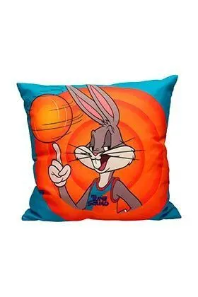 COJIN CUADRADO TUNE SQUAD BUGS BUNNY SPACE JAM LOONEY TUNES