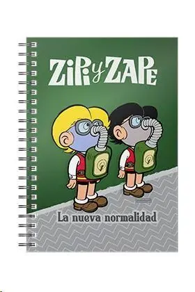 ZIPI Y ZAPE COLE VERDE LIBRETA ESPIRAL