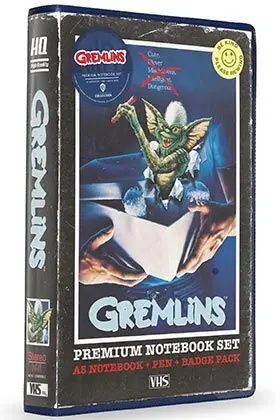 GREMLINS PACK LIBRETA, CHAPAS Y BOLIGRAFO