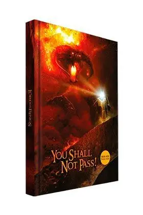 EL SEÑOR DE LOS ANILLOS LIBRETA CON LUZ YOU SHALL NOT PASS