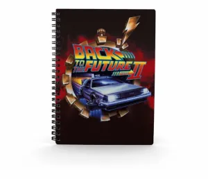 REGRESO AL FUTURO LIBRETA EFECTO 3D POSTER BTTF 2