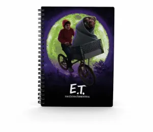 E.T. EL EXTRATERRESTRE LIBRETA EFECTO 3D BICI ELLIOT
