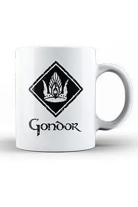 EL SEÑOR DE LOS ANILLOS TAZA CERAMICA GONDOR