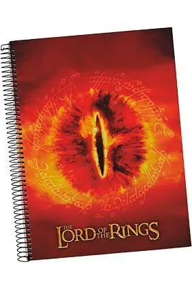 EL SEÑOR DE LOS ANILLOS LIBRETA ESPIRAL OJO SAURON