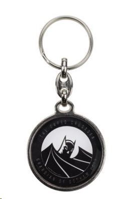 BATMAN UNIVERSO DC LLAVERO REDONDO METAL THE CAPED CRUSADER