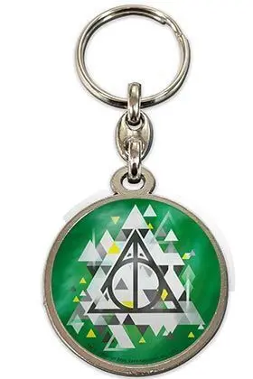 HARRY POTTER LLAVERO REDONDO DEATHLY HALLOWS