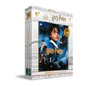 HARRY POTTER PUZZLE 100 PIEZAS EFECTO 3D POSTER LA PIEDRA FILOSOFAL