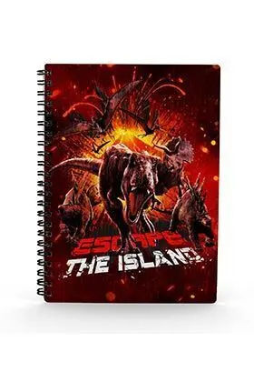 JURASSIC WORLD LIBRETA EFECTO 3D ESCAPE