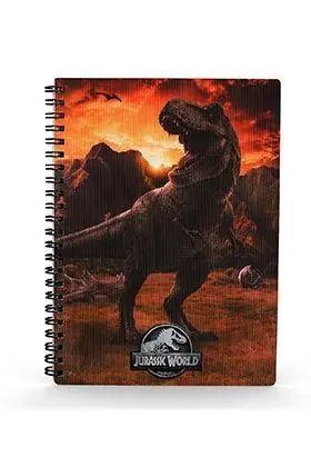 JURASSIC WORLD LIBRETA EFECTO 3D INTO THE WILD