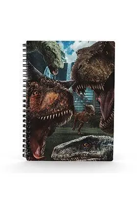 JURASSIC WORLD LIBRETA EFECTO 3D SELFIE