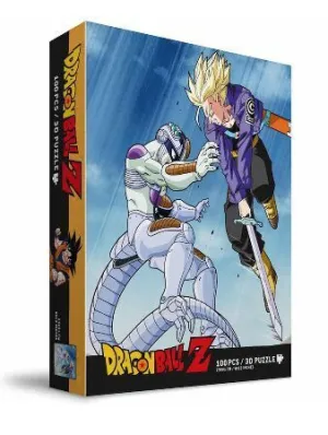 DRAGON BALL Z PUZLE 100 EFECTO 3D TRUNKS VS FRIEZA