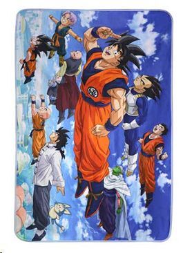 DRAGON BALL SUPER MANTA 100X150CM UNIVERSE SURVIVAL HEROES FLIGHT