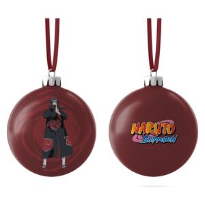 NARUTO SHIPPUDEN BOLA NAVIDAD ROJA ITACHI