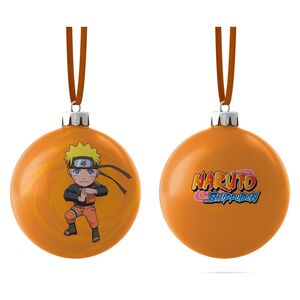 NARUTO SHIPPUDEN BOLA NAVIDAD CHIBI NARANJA NARUTO