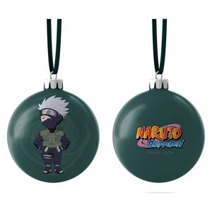 NARUTO SHIPPUDEN BOLA NAVIDAD CHIBI VERDE KAKASHI