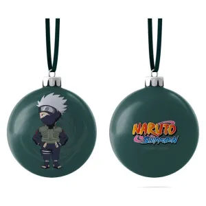 NARUTO SHIPPUDEN BOLA NAVIDAD CHIBI VERDE KAKASHI