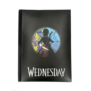 WEDNESDAY LIBRETA CON LUZ ROSETON