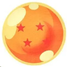 DRAGON BALL ALFOMBRA INTERIOR BOLA 4 ESTRELLAS 60X60CM