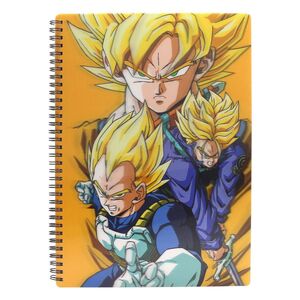 DRAGON BALL Z LIBRETA EFECTO 3D SAIYANS