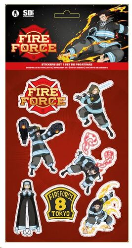 FIRE FORCE SET PEGATINAS